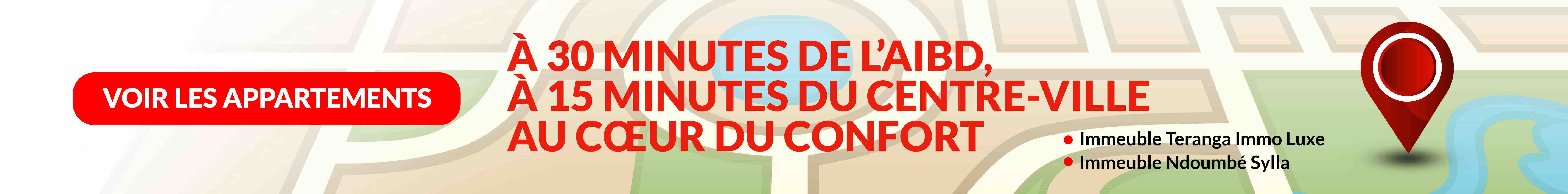 À 30 mins de l'AIBD