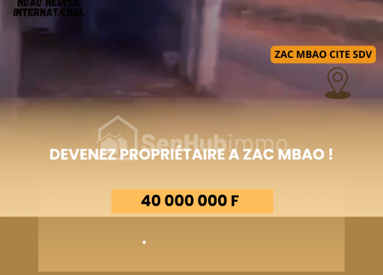 Maison à vendre à ZAC MBAO